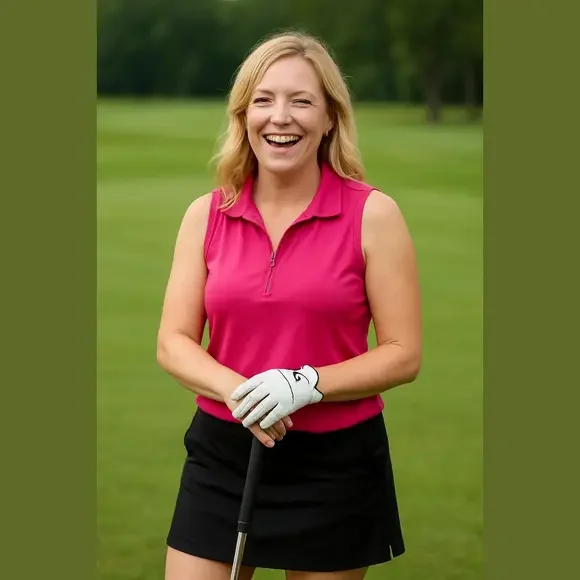 Croft & Barrow Pink Sleeveless Polo 1X - Picture 1 of 4